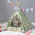 Cucciolo di tende da tenda da pet outdoor Teepee per animali domestici portatili